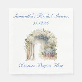 Guardanapos de casamento florais sonhadores