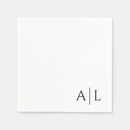 Guardanapos de casamento personalizados