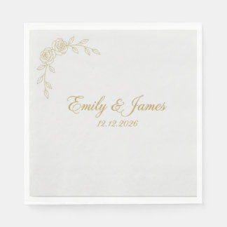 Guardanapos de Casamento Personalizados | Estampad