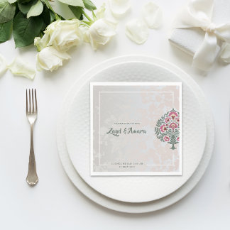 Guardanapos de Casamento Personalizados – Motivo F