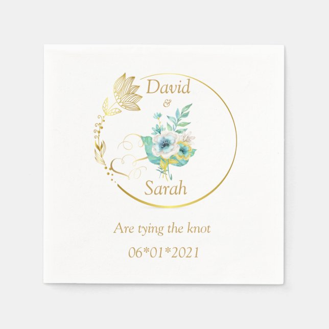 Guardanapos de casamentos (Frente)