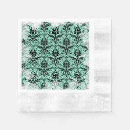 Guardanapos de Chá Azul Pastel Soft Grunge