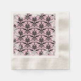 Guardanapos de chá rosa pastel suave grunge