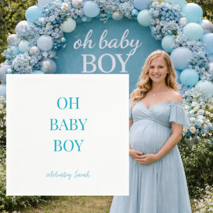 Guardanapos de Chuva Oh Baby Boy Turquesa Personal