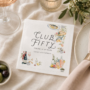 Guardanapos de Cocktail Club Fifty Garden Supper
