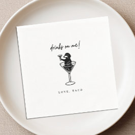 Guardanapos de Cocktail Dachshund Drinks On Me