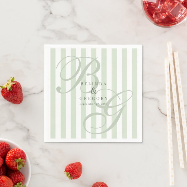 Guardanapos de Cocktail de Casamento Personalizado (Insitu)