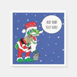 Guardanapos de Cocktail de Natal Personalizados Di