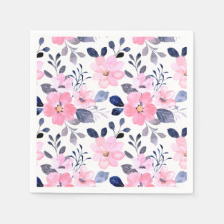 Guardanapos de Cocktail de Papel Floral