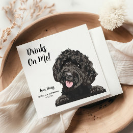 Guardanapos de Cocktail para Casamento de Cachorro