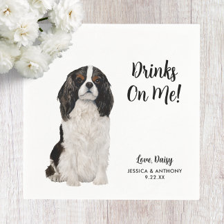 Guardanapos de Cocktail para Casamento de Cachorro