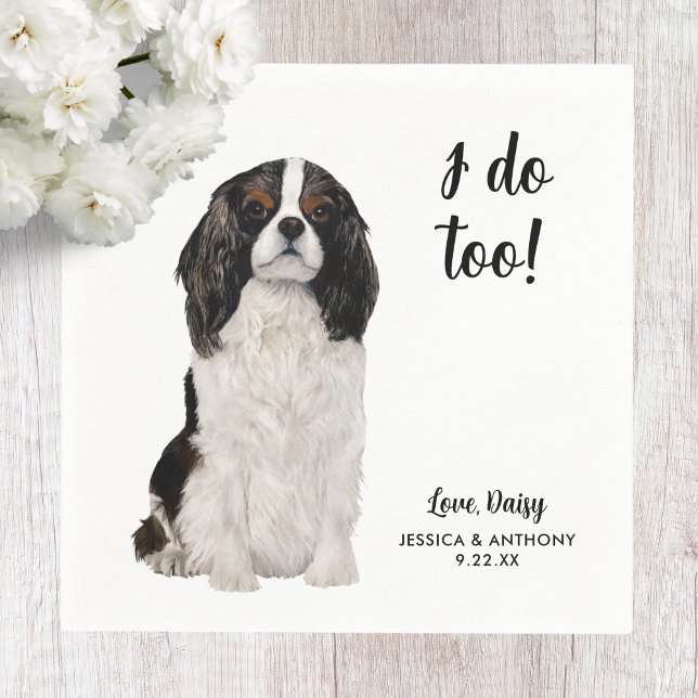 Guardanapos de Cocktail para Casamento de Cachorro (Criador carregado)