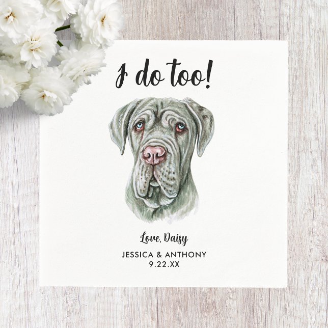 Guardanapos de Cocktail para Casamento de Cachorro (Criador carregado)
