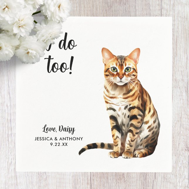 Guardanapos de Cocktail para Casamento de Gato (Criador carregado)