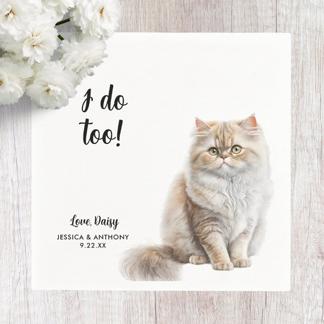 Guardanapos de Cocktail para Casamento de Gato (Criador carregado)