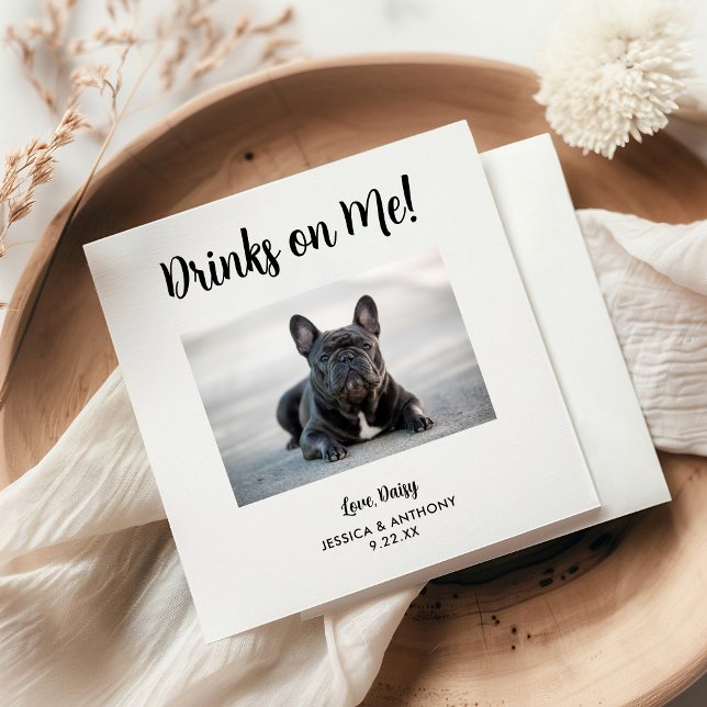Guardanapos de Cocktail para Casamento de Pet (Criador carregado)