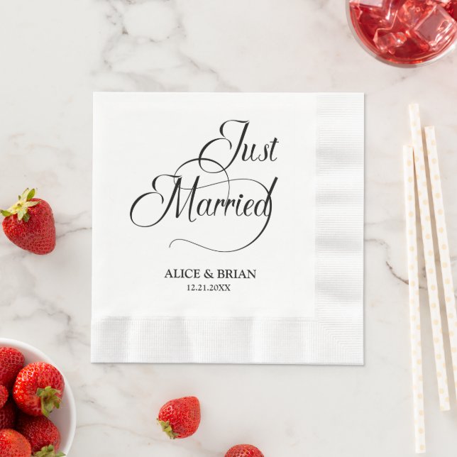 Guardanapos de Cocktail para Recepção de Casamento (Insitu)