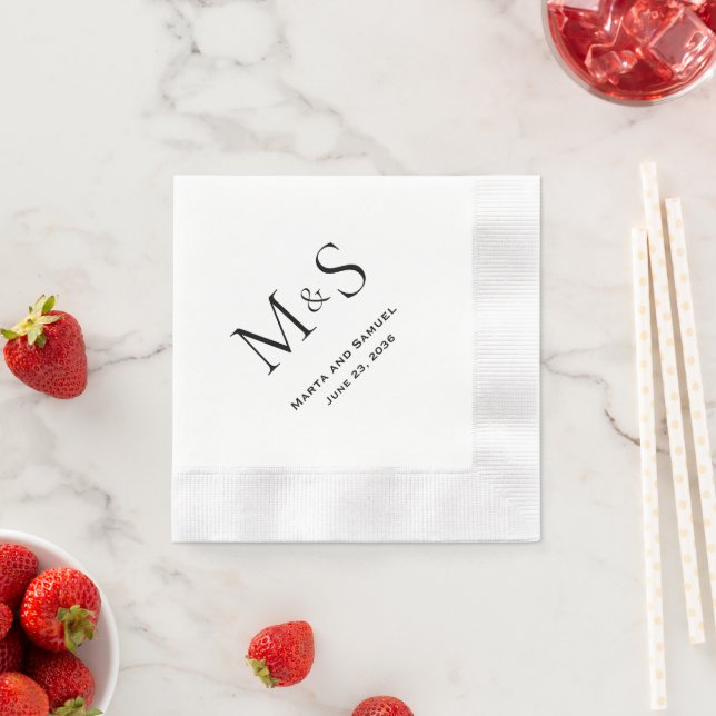 Guardanapos de Cocktail para Recepção de Casamento (Insitu)