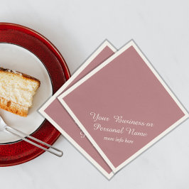 guardanapos de cor sólida rosa empoeirado