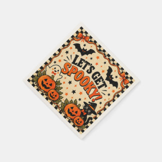 Guardanapos de Festa de Halloween Vintage | Vamos