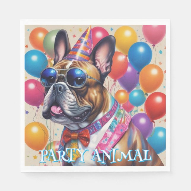 Guardanapos de Festa Party Animal (Frente)