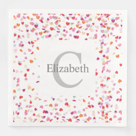Guardanapos de festa personalizados - Monograma de