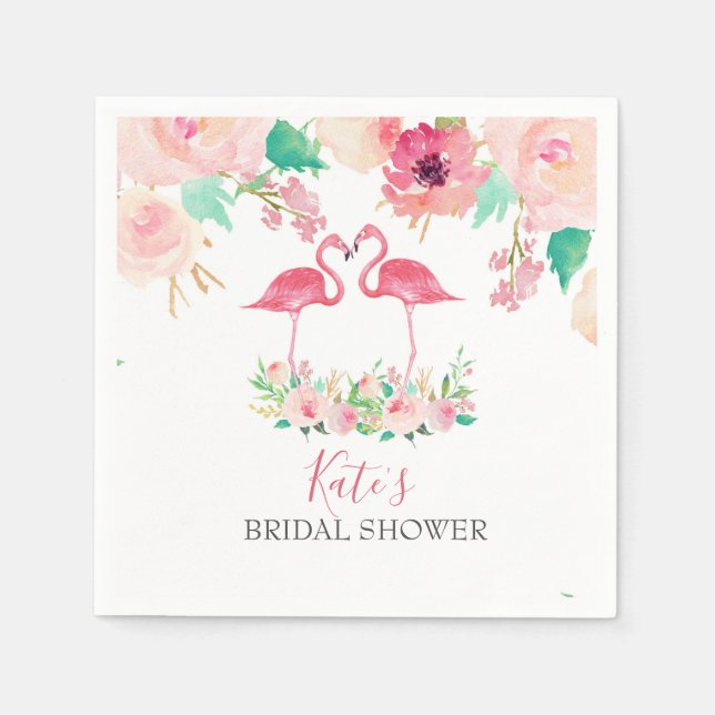 Guardanapos de flamingo (Frente)