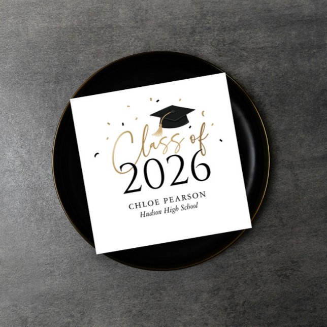 Guardanapos de Formatura da Turma de 2026 (Criador carregado)
