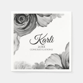 Guardanapos de Formatura Elegantes | Aquarela (Pre