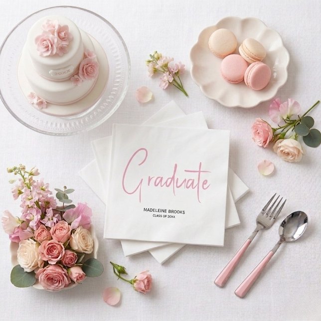 Guardanapos de Formatura Personalizados com Letra  (Criador carregado)