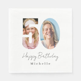 Guardanapos de Foto Personalizados para Aniversári