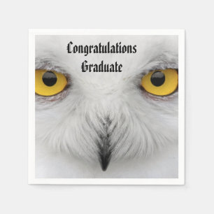 Guardanapos de GRADUAÇÃO DE CORUJA SÁBIA