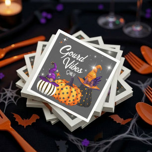Guardanapos de Halloween com Boas Vibrações Apenas