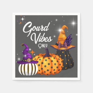 Guardanapos de Halloween com Boas Vibrações Apenas
