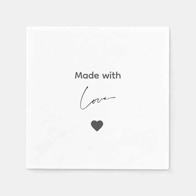 Guardanapos de Halloween Grungy com Estilo Preto e (Frente)