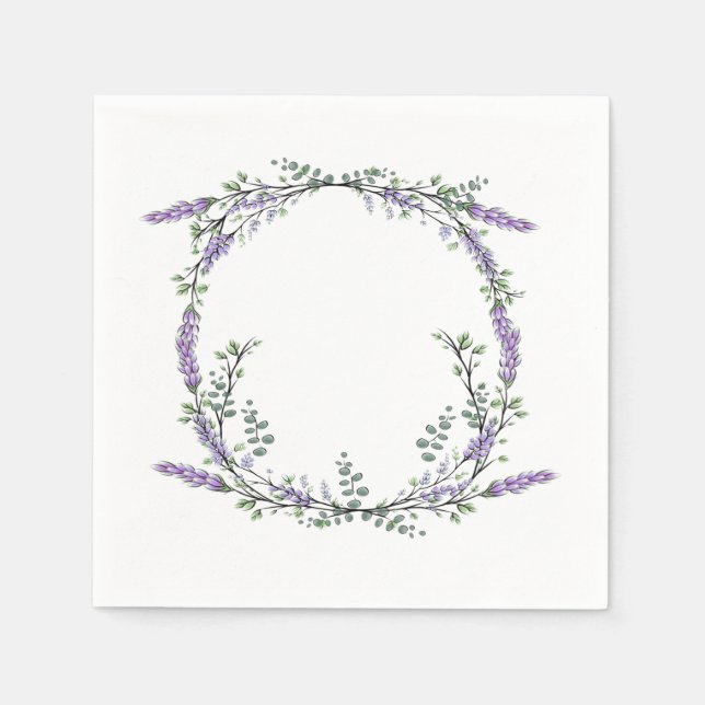 Guardanapos de Lavanda e Eucalipto (Frente)