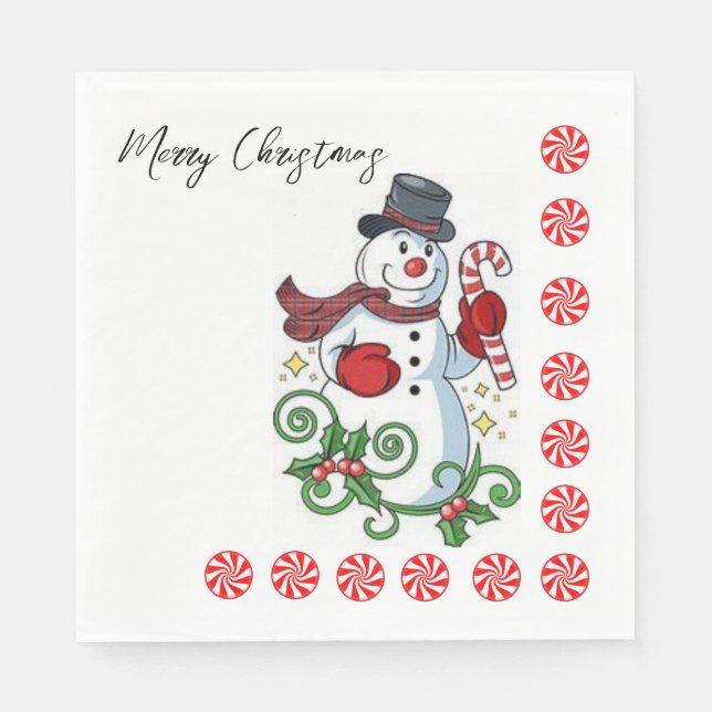 Guardanapos de Natal em Papel, Guardanapos de Pape (Frente)