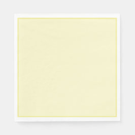 Guardanapos de papel amarelo simples