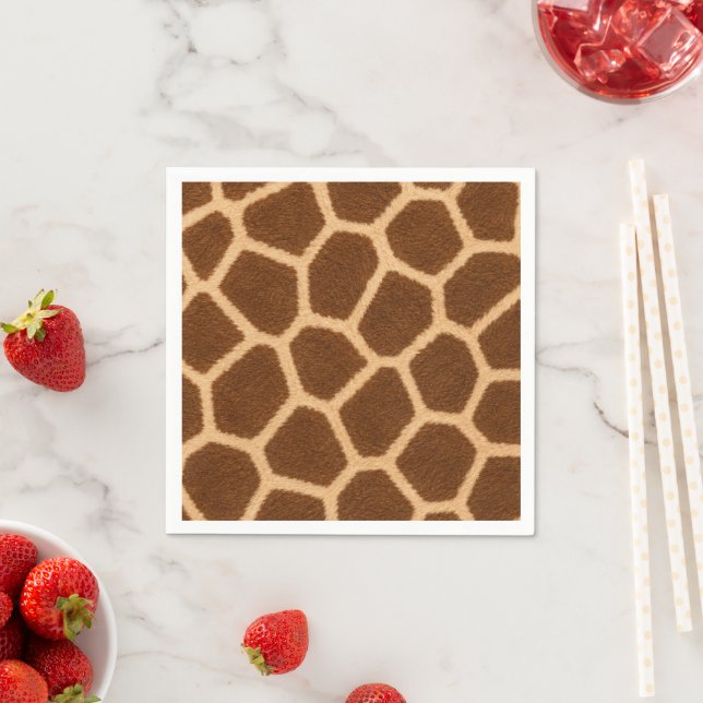 Guardanapos de Papel com Estampa de Girafa Decoraç (Insitu)