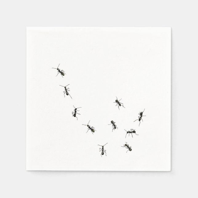 Guardanapos de papel das formigas (Frente)