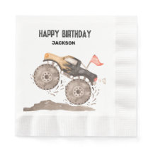 Guardanapos de papel de caminhão