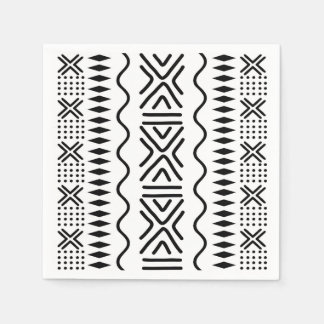 Guardanapos de papel de designer de pano de lama a