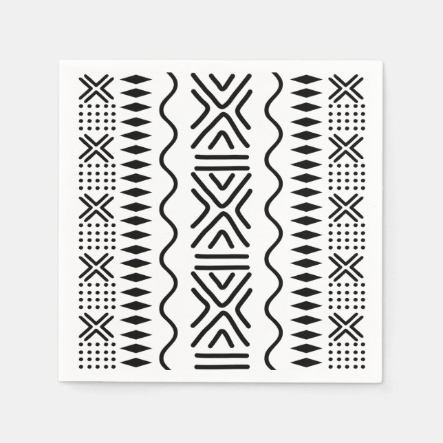 Guardanapos de papel de designer de pano de lama a (Frente)