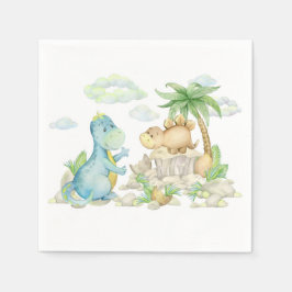 Guardanapos de Papel de Dinossauro, Festa de Anive