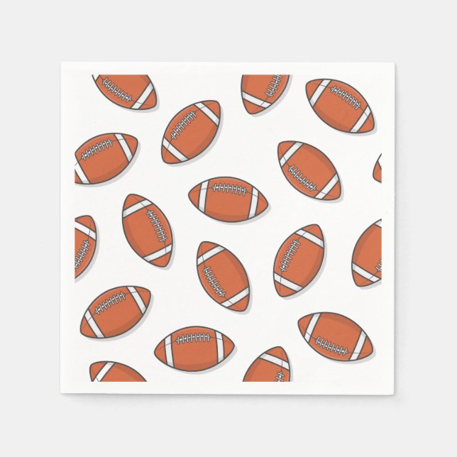 Guardanapos de Papel de Futebol, Festa de Jogos Es (Frente)