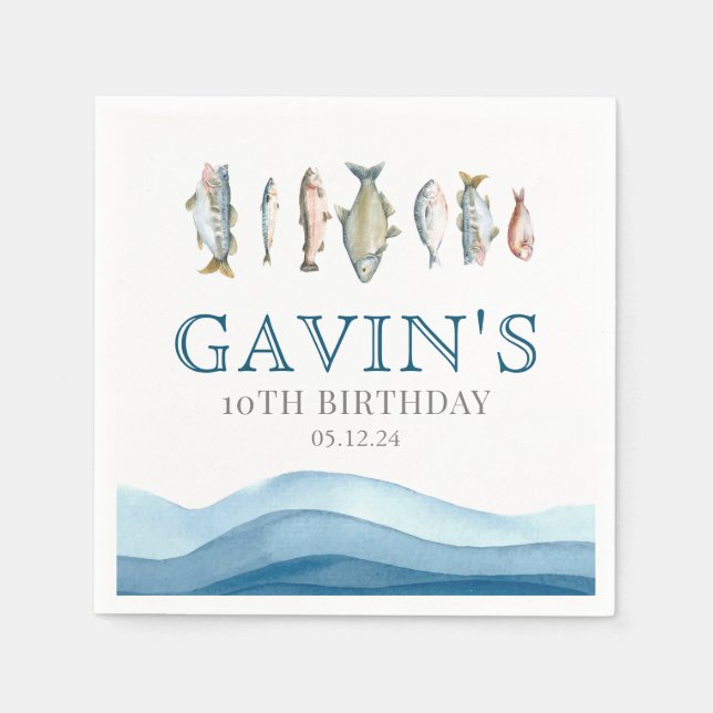 Guardanapos de papel de peixe, guardanapos de peix (Frente)