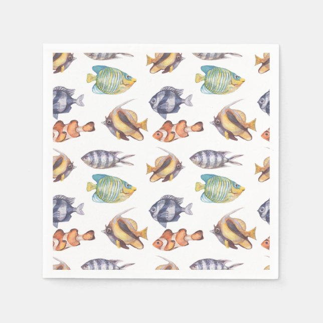 Guardanapos de papel de peixe, Suprimentos para fe (Frente)