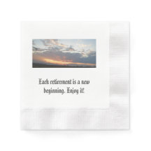 guardanapos de papel do partido aposentado