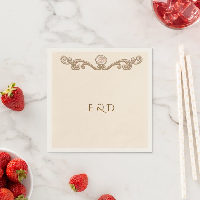  Guardanapos de papel elegantes para casamento (Insitu)