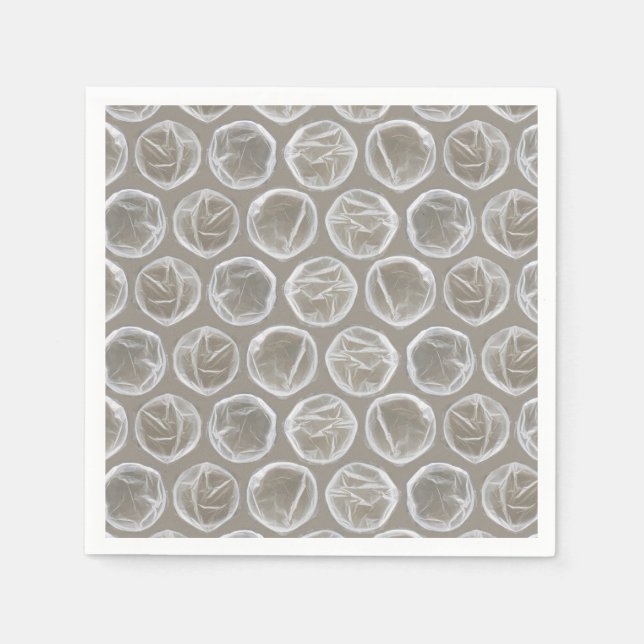 guardanapos de papel embrulhado em bolhas (Frente)